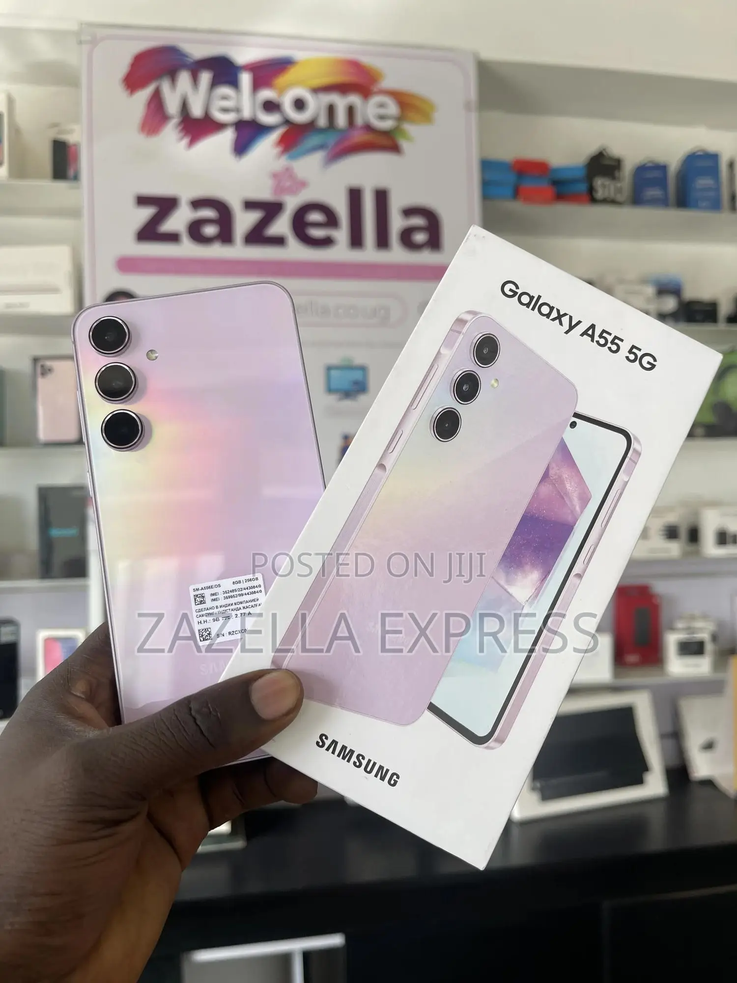 New Samsung Galaxy A55 256 GB Purple