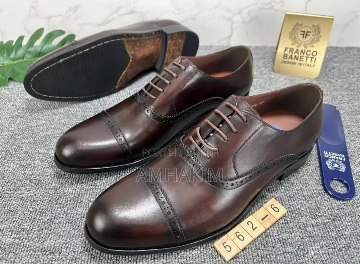 New Franco Banetti Oxford Leather Line Designed in Stock