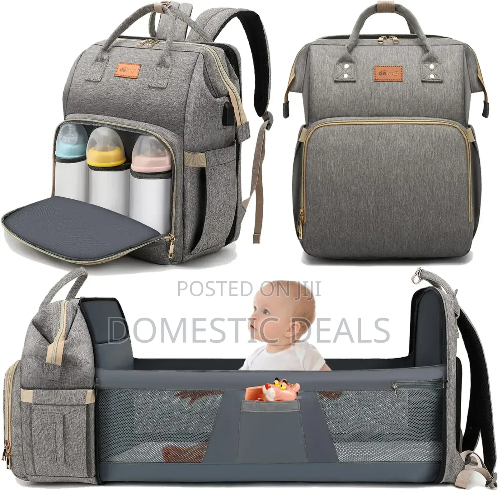 3in1 Travel Baby Bag