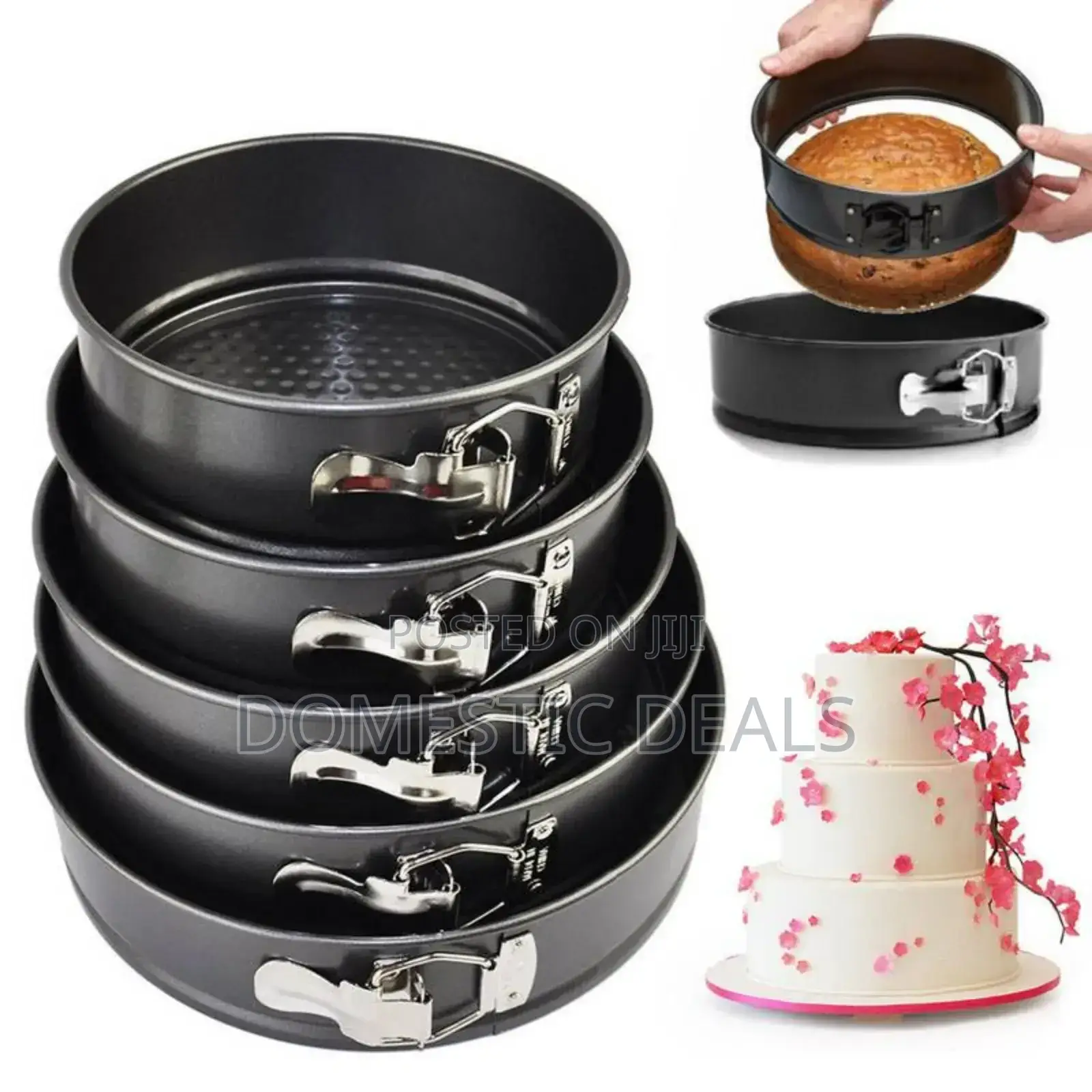 Spring Form Baking Pans (6pcs)