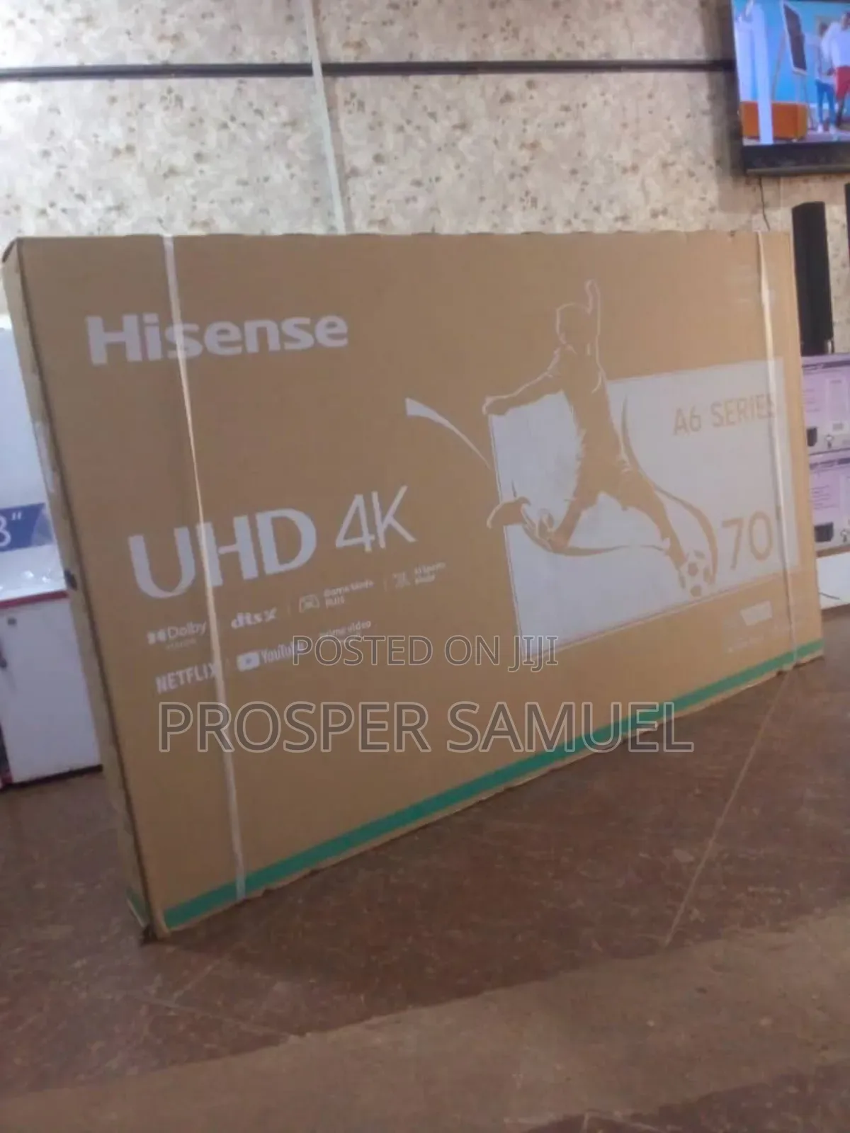 Brand New Hisense 70 Inches Frameless Smart Tv