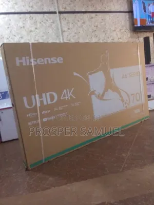 Brand New Hisense 70 Inches Frameless Smart Tv