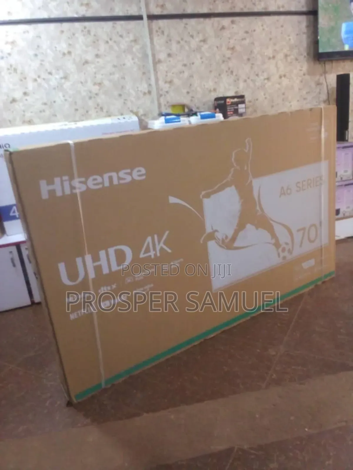 Brand New Hisense 70 Inches Frameless Smart Tv