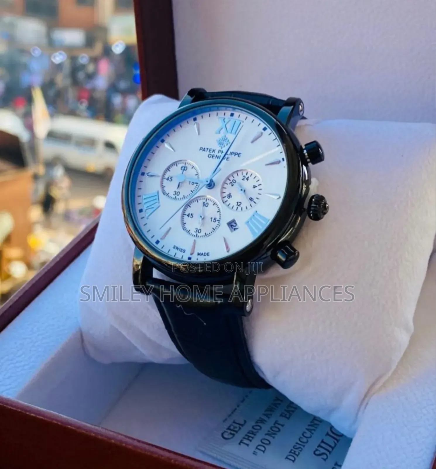 Patek Philippe Geneva Classic Watch With Genuine Leather