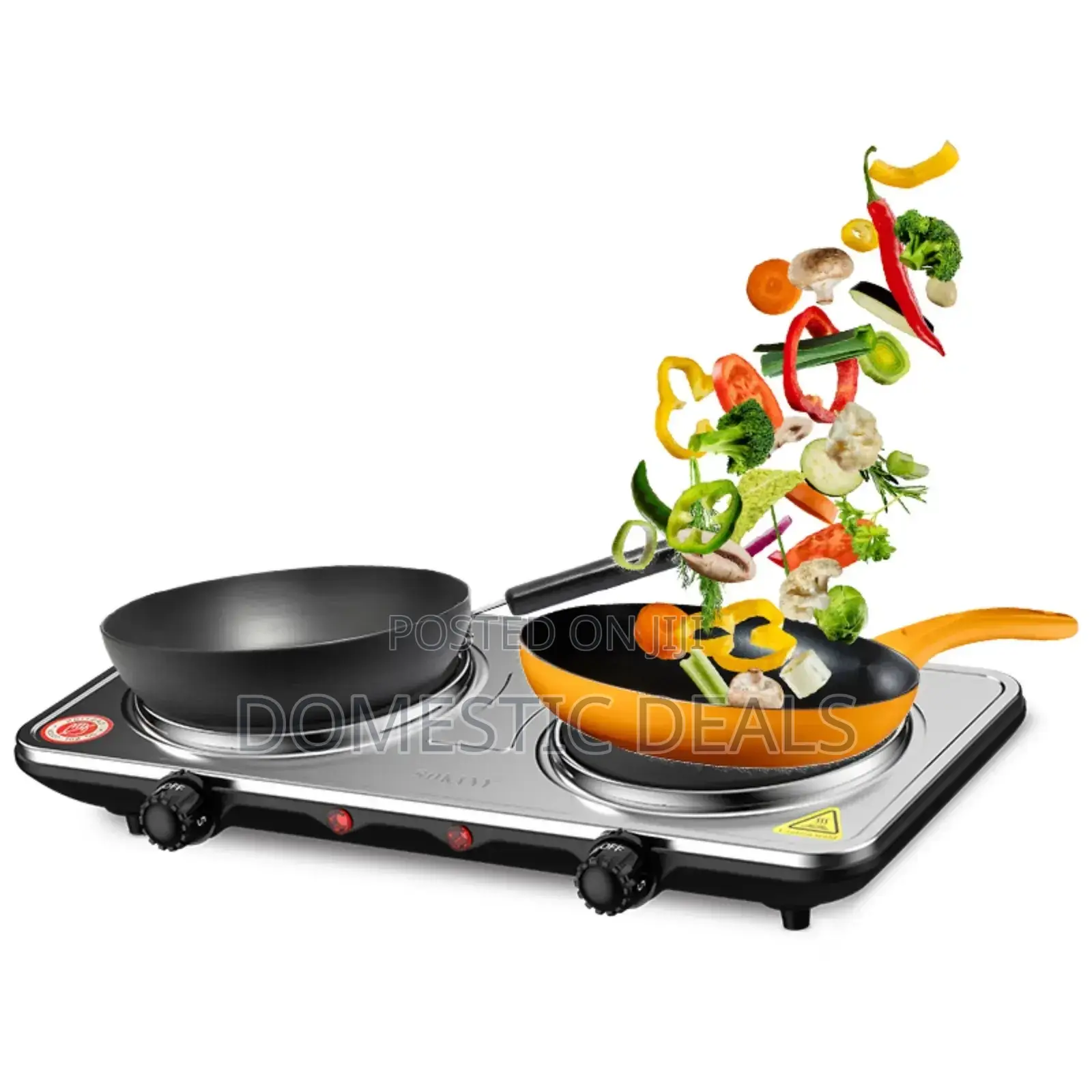 Sokany Double Solid Electric Hotplate