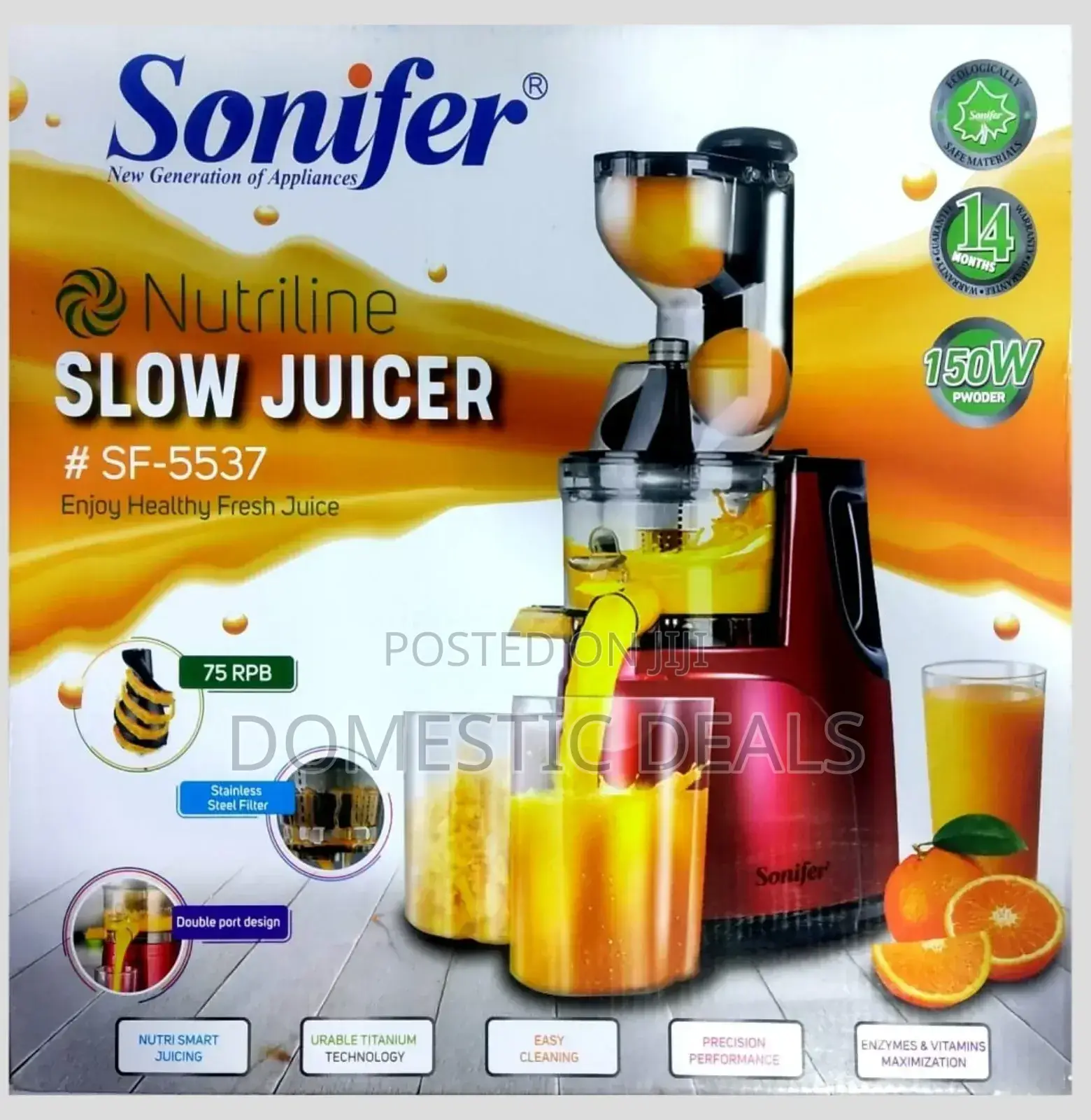 Sonifer Electric Slow Juicer Machine