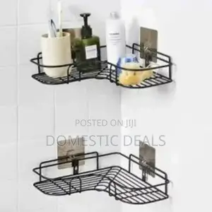 2pcs Bathroom Corner Storage Rack