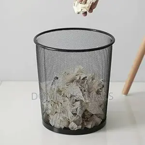 Stainless Office Trash Can