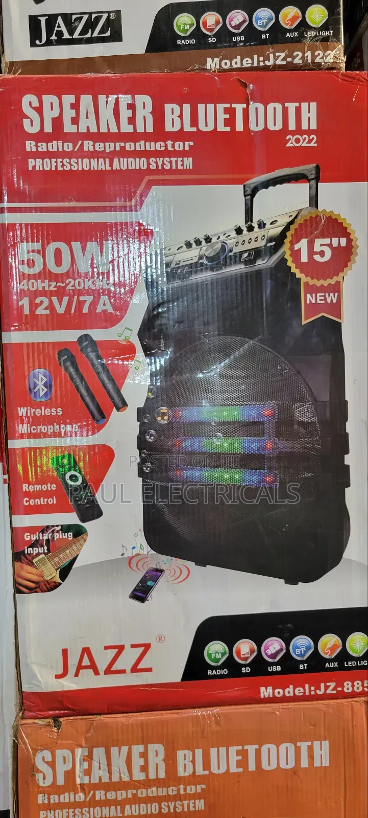 JAZZ Rechargeable Speaker System