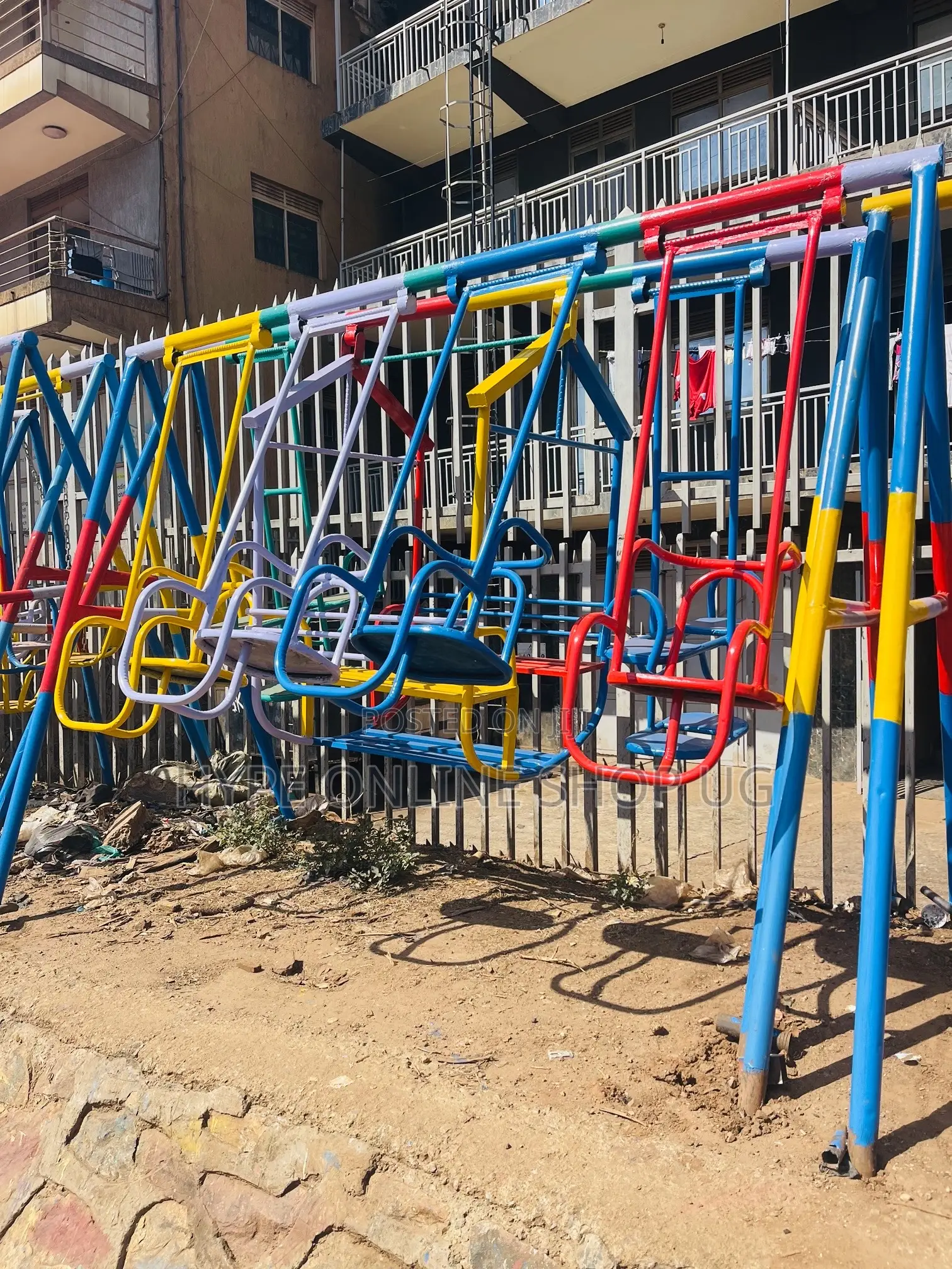 Children Strong Metal Swing