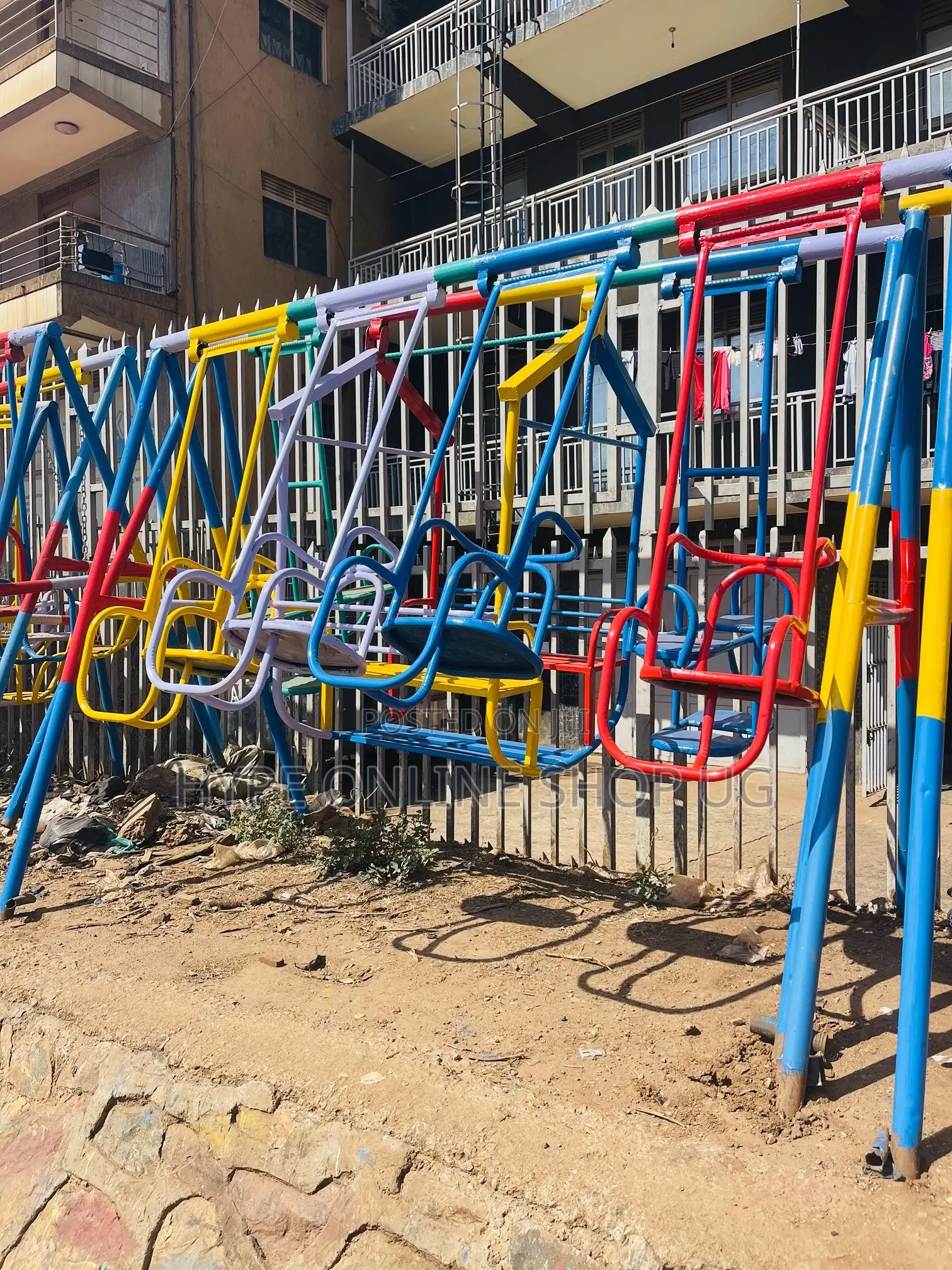 Children Strong Metal Swing