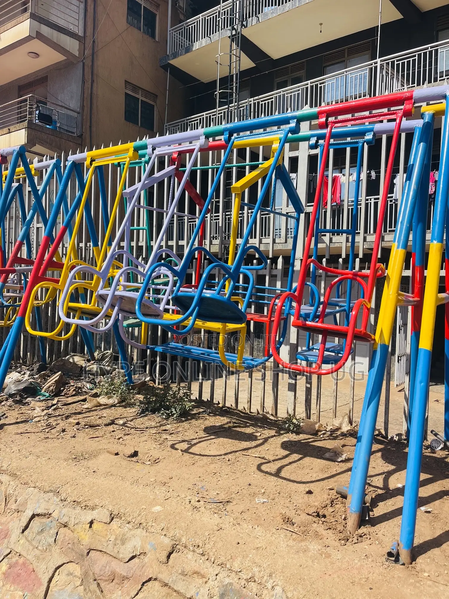Children Strong Metal Swing