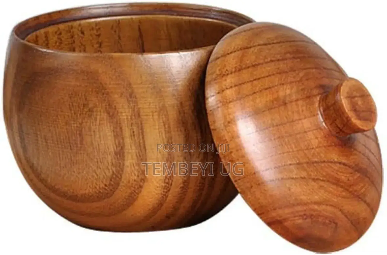 Wooden Bamboo Sugar Bowl
