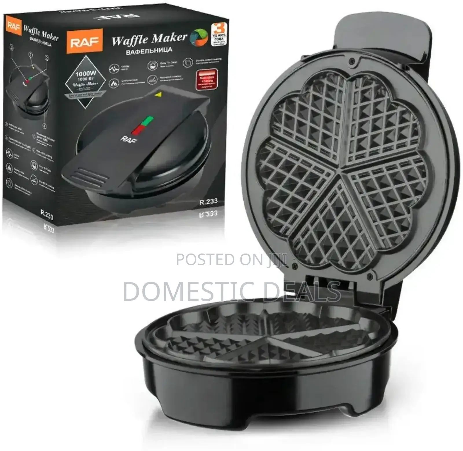 RAF Electric Waffle Maker
