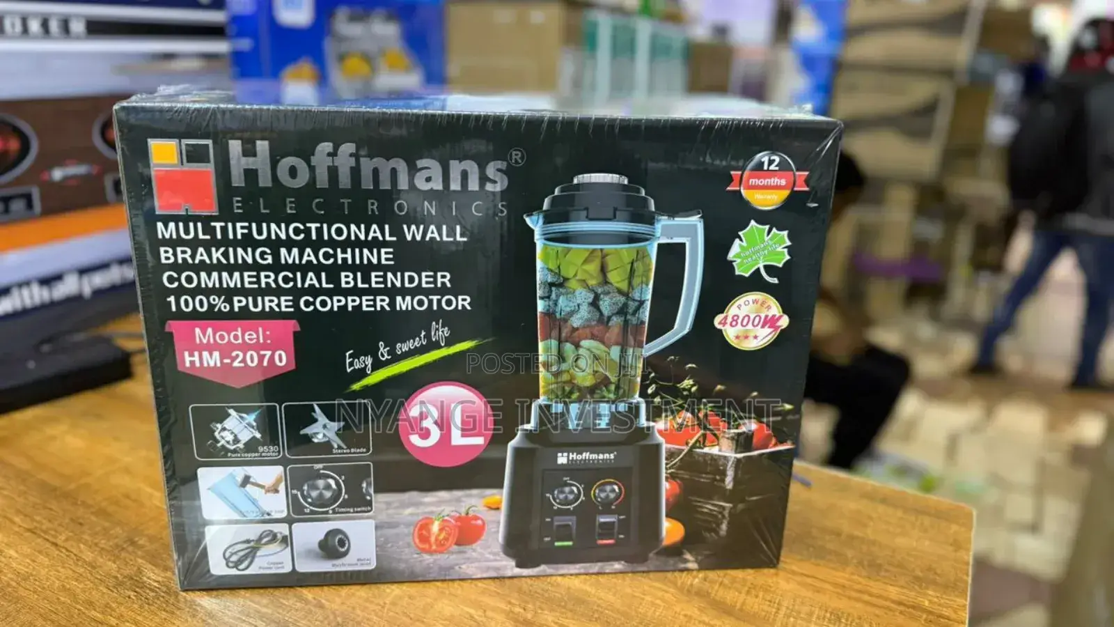 3 Litres Hoffmans Commercial Blender