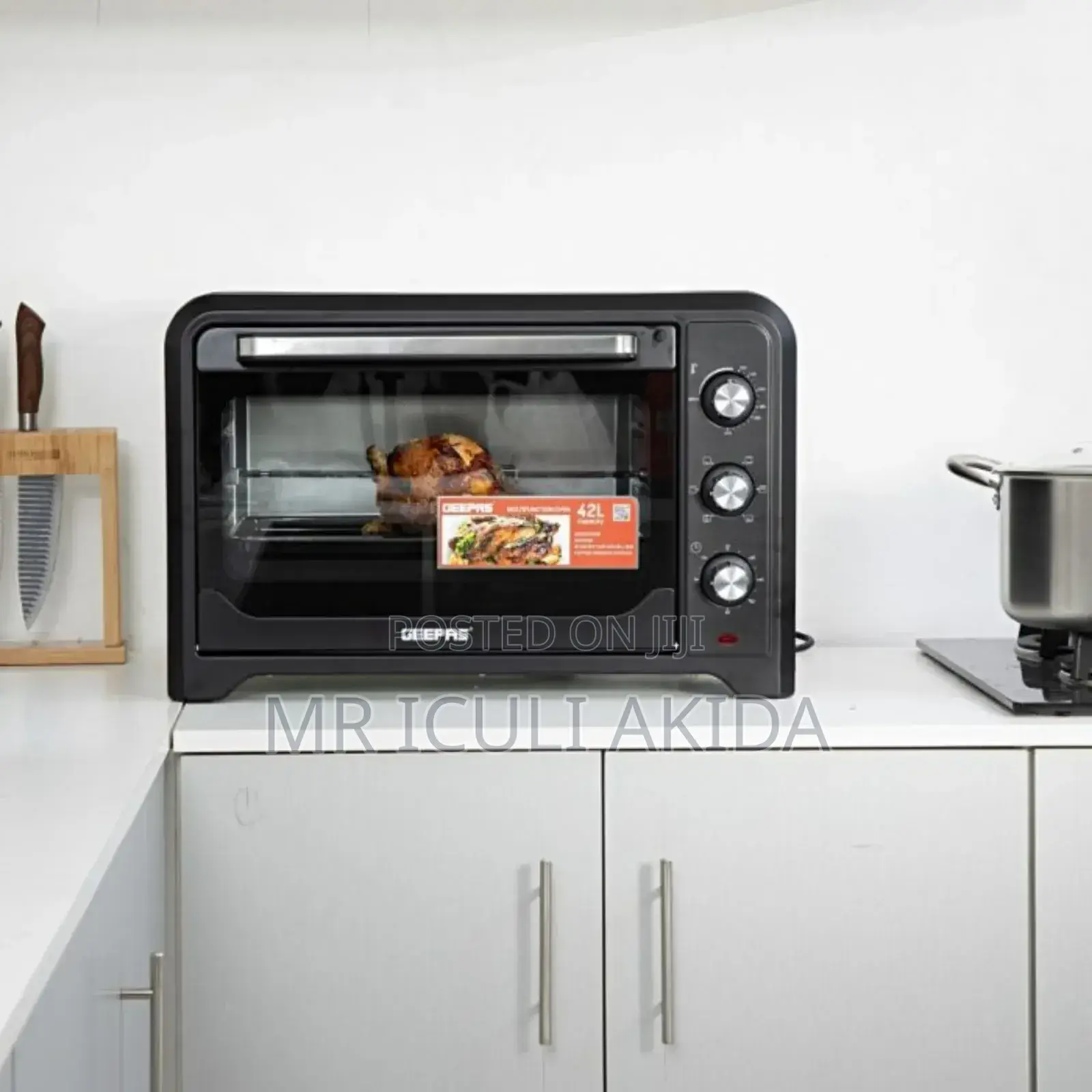 Geepas 42L GO4450 Mini Oven Rotisserie Electric Oven 2000W
