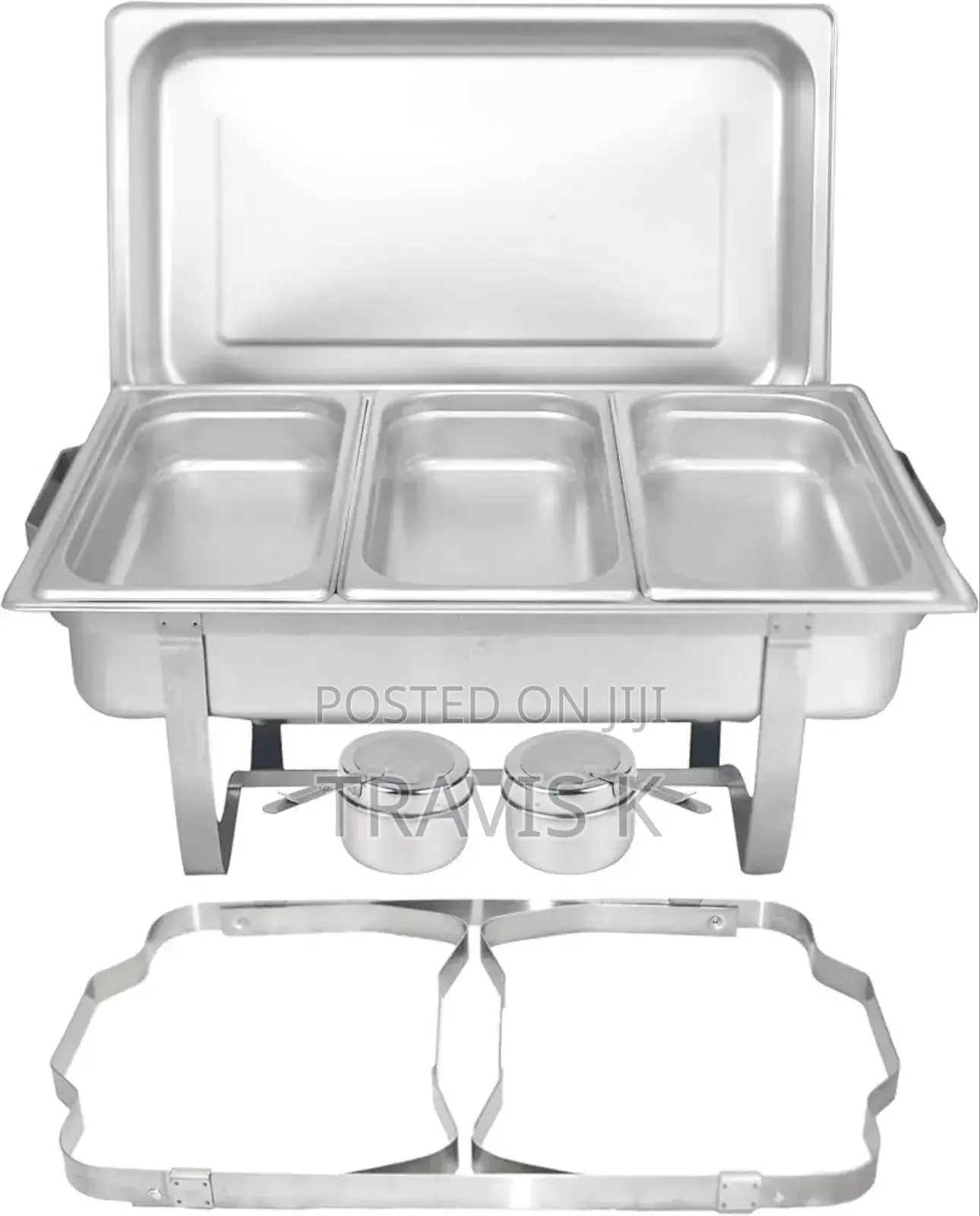 3 Compartments Chaffing Dish