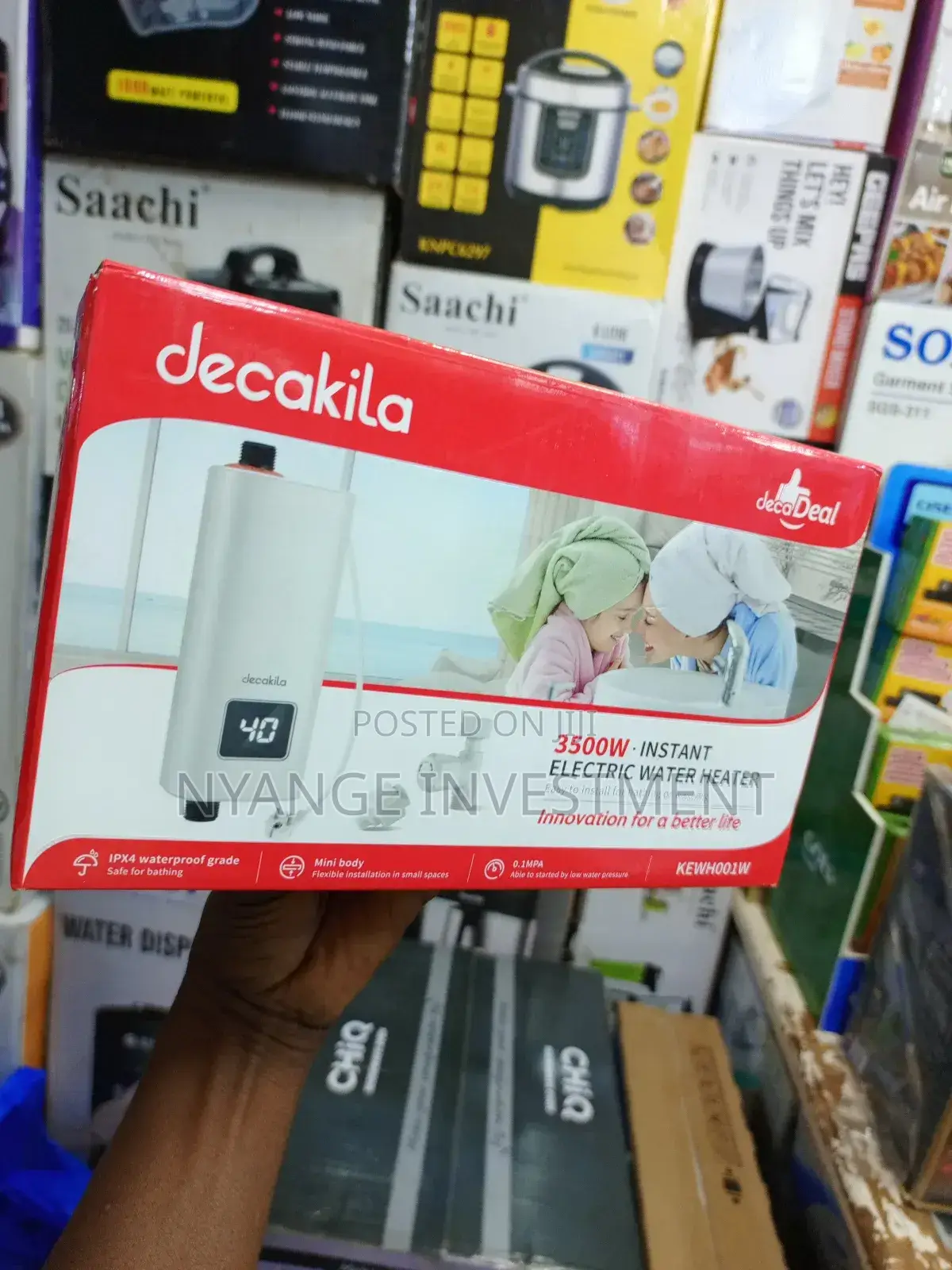 Instant Water Heater. Decakira Water Heater