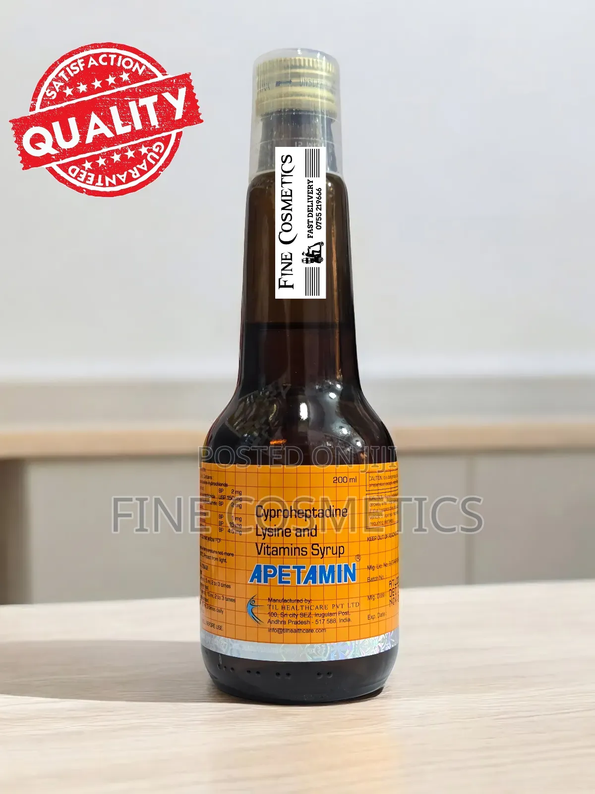 Original Apetamin Syrup | Weight Gain Body Building Lysine
