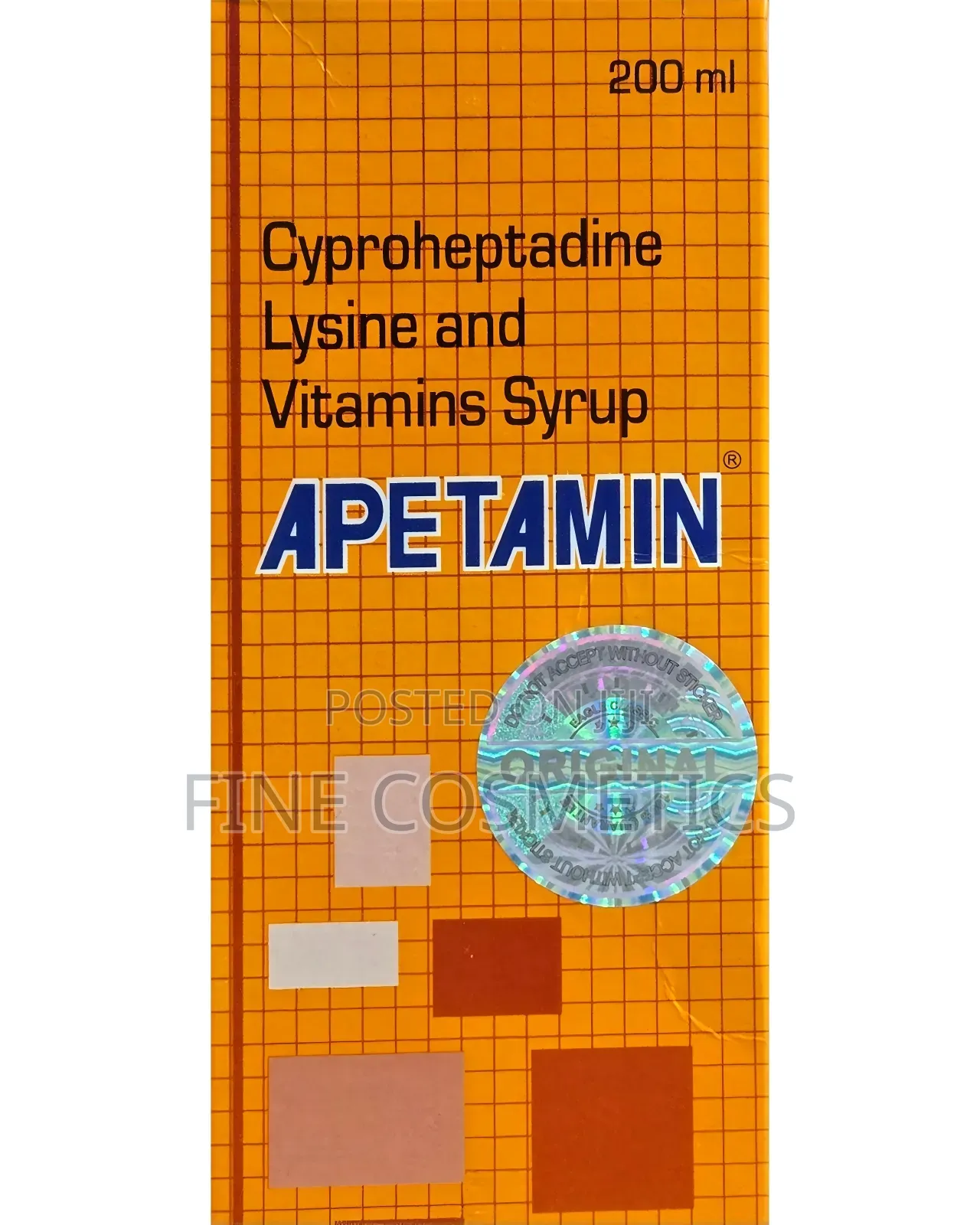 Original Apetamin Syrup | Weight Gain Body Building Lysine
