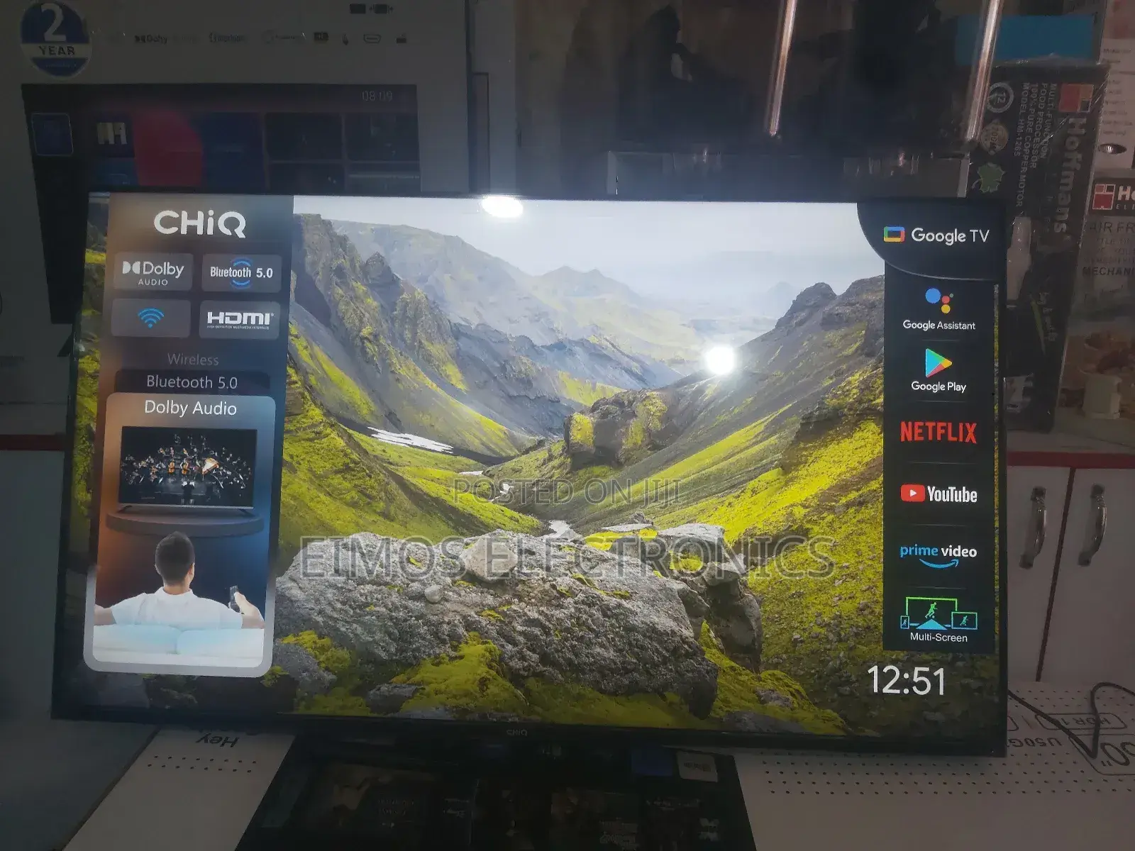 Chiq 50 Inches Smart Android Digital TVS