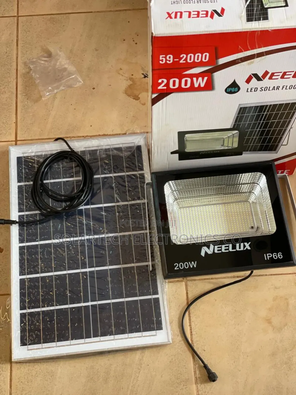200W Led Solar Flood Lights/ Neelux Seri