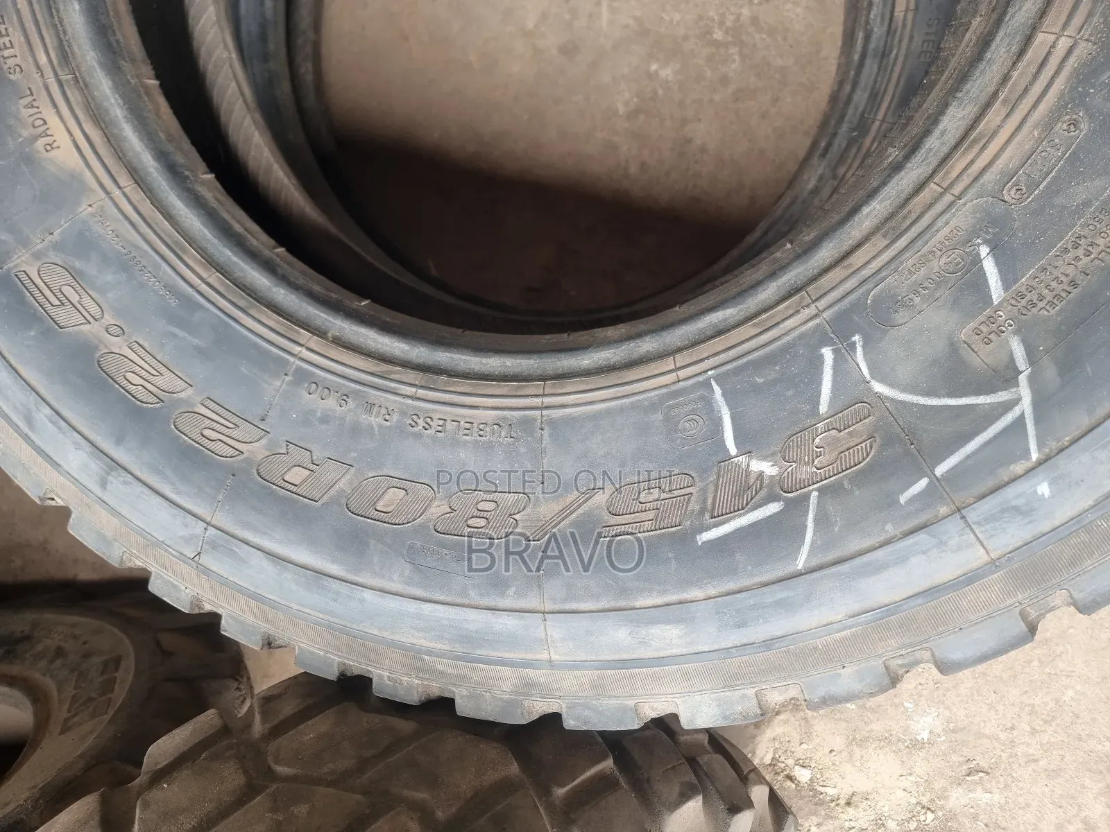315/80r22.5 Used Tyres for Trucks.