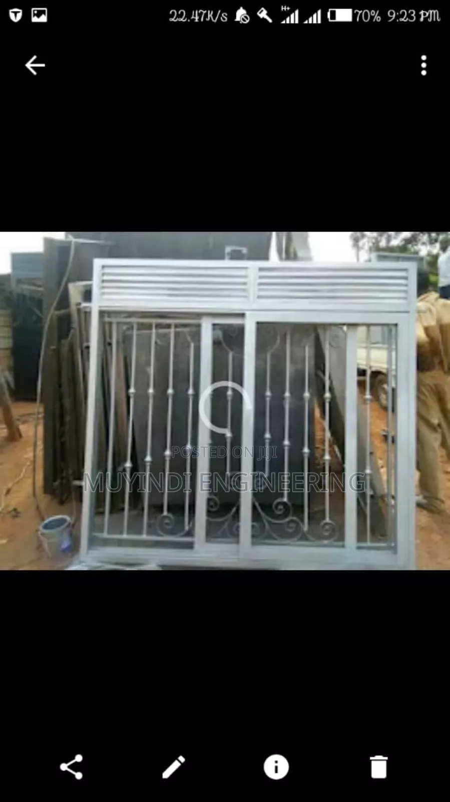 Sliding and Aluminium Finish Windows