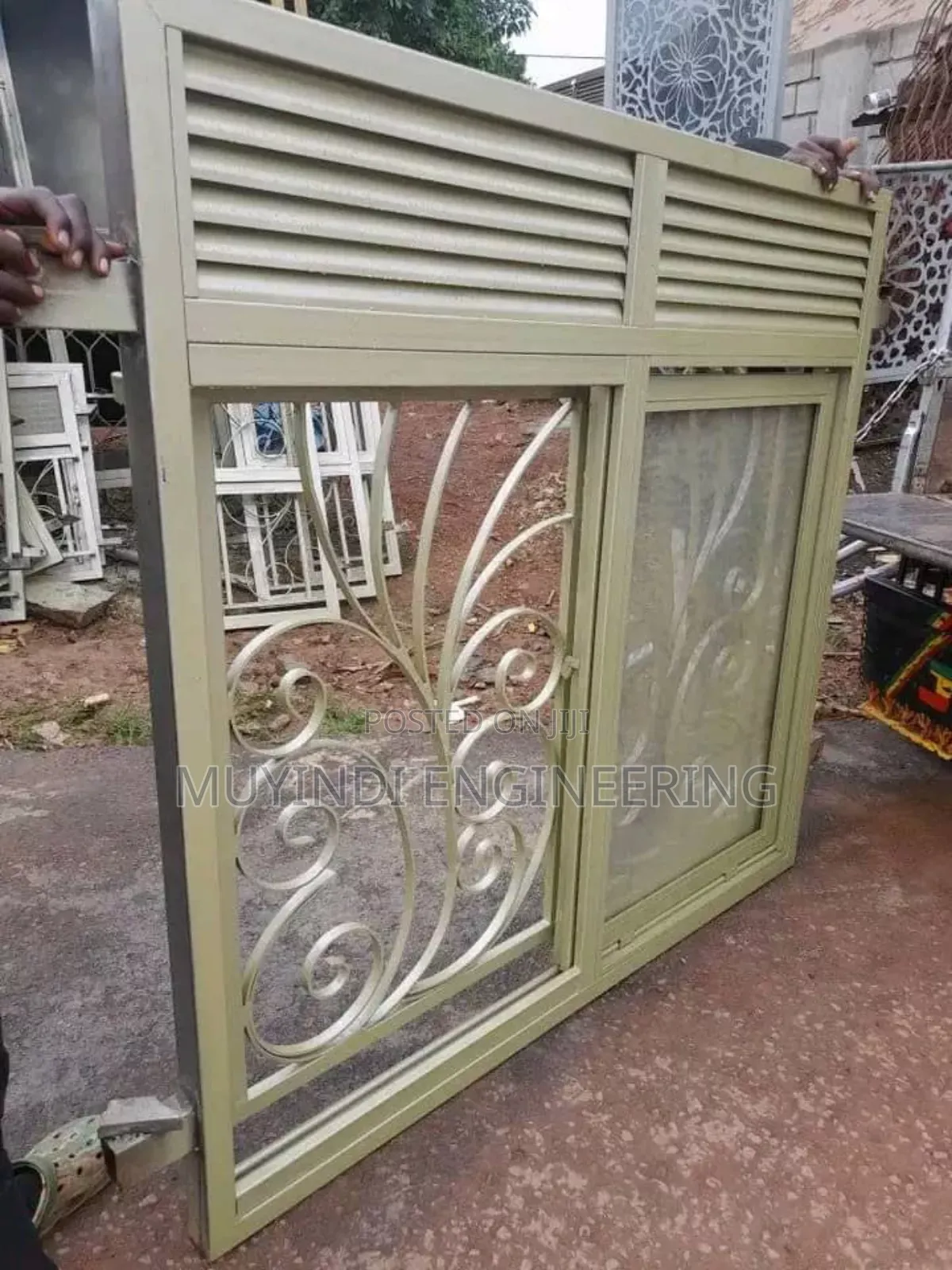 Sliding and Aluminium Finish Windows