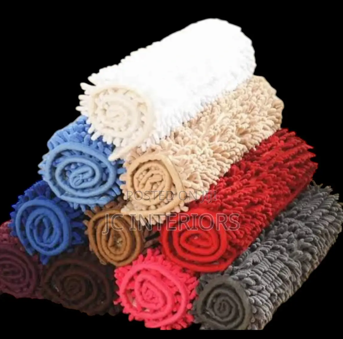 Smiry Luxury Chenille Bath Rug