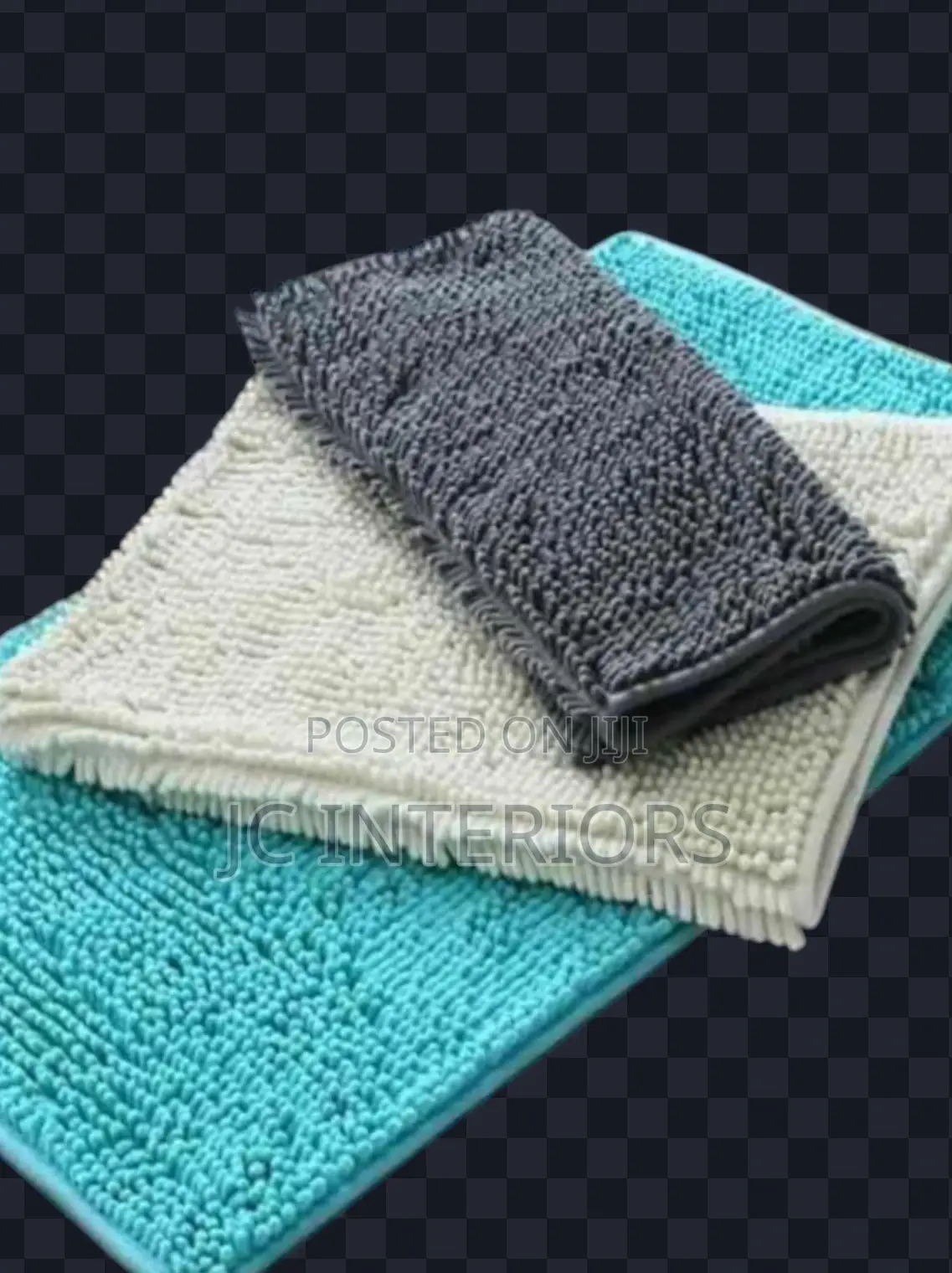 Smiry Luxury Chenille Bath Rug