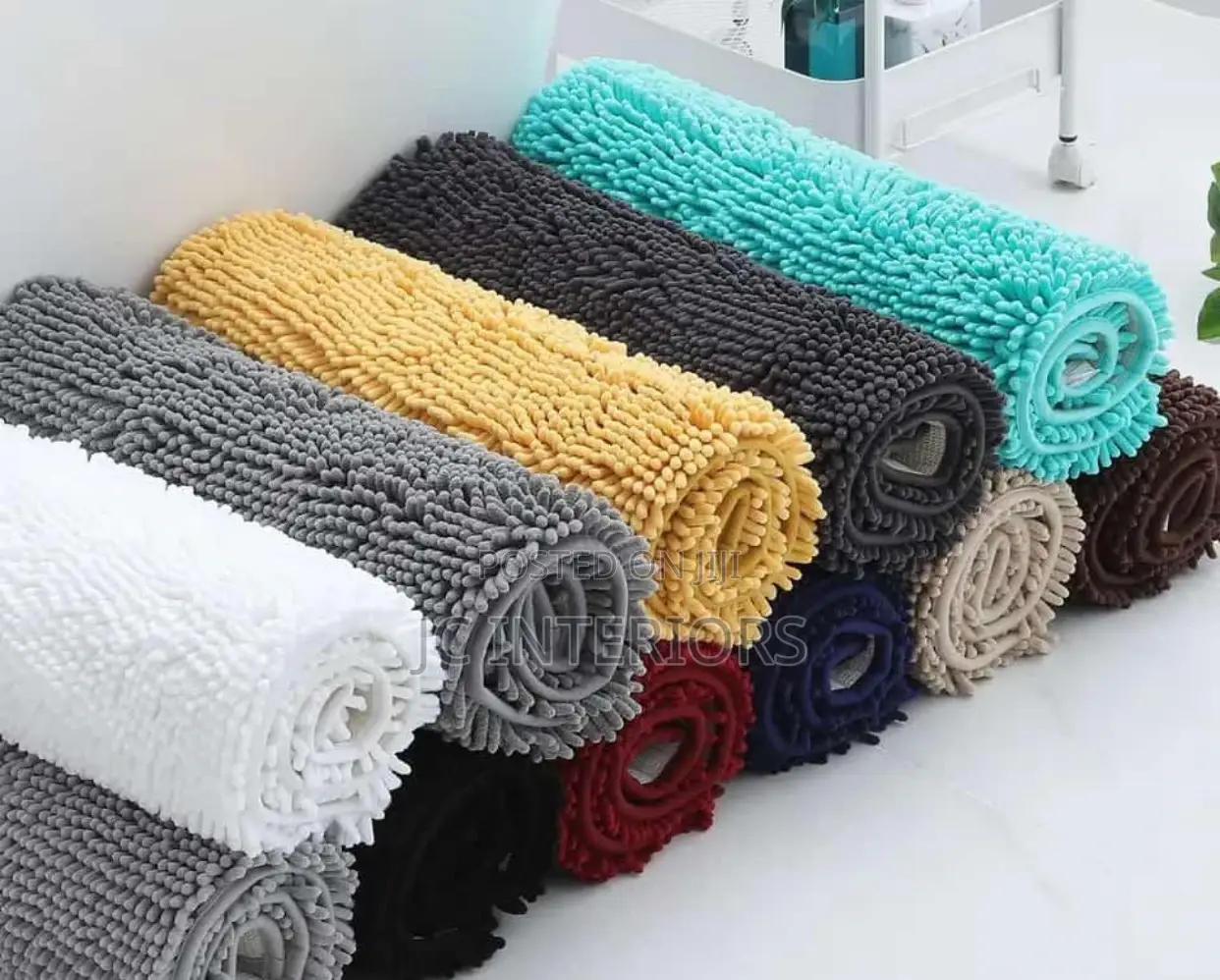 Smiry Luxury Chenille Bath Rug