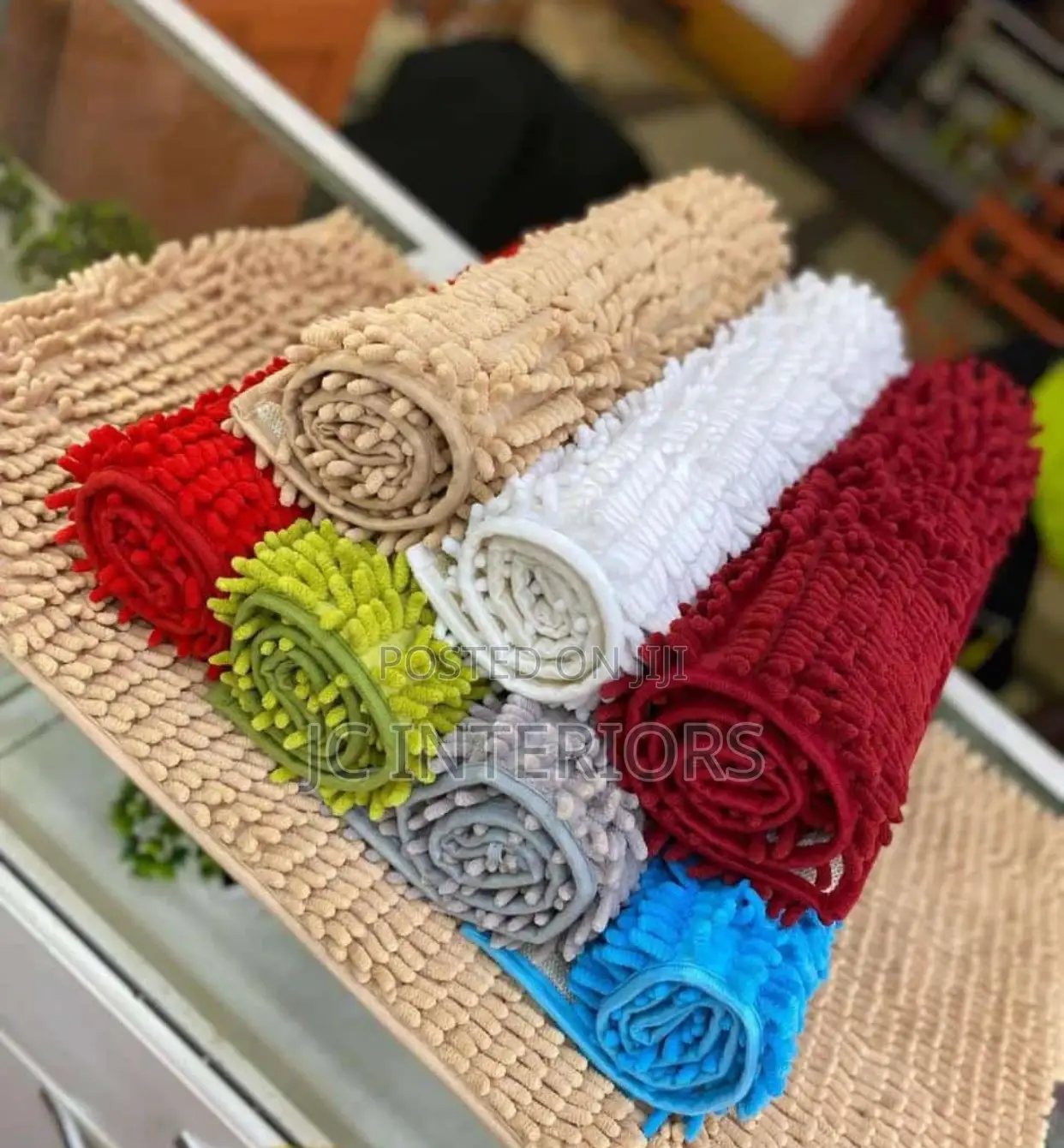 Smiry Luxury Chenille Bath Rug
