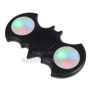 Batman Fidget Hand Spinner Led Light Focustoy Reduce Stress
