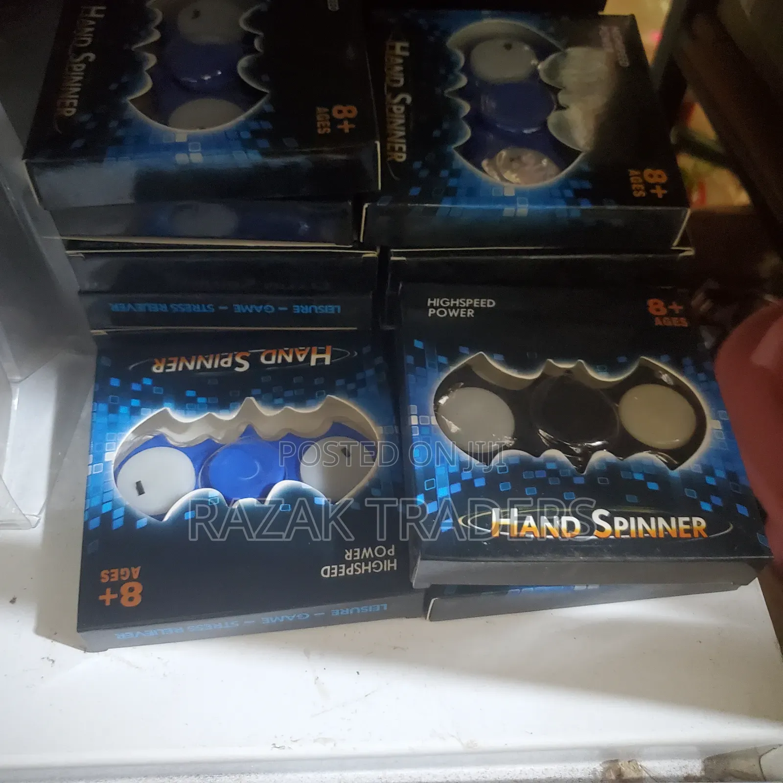 Batman Fidget Hand Spinner Led Light Focustoy Reduce Stress