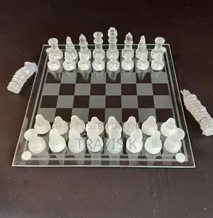 Crystal Glass Chess Board Game