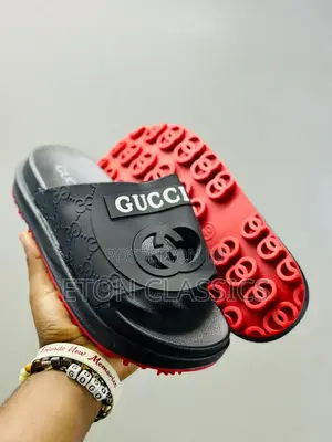 Photo - Original Rubber Men's Guccii Slides