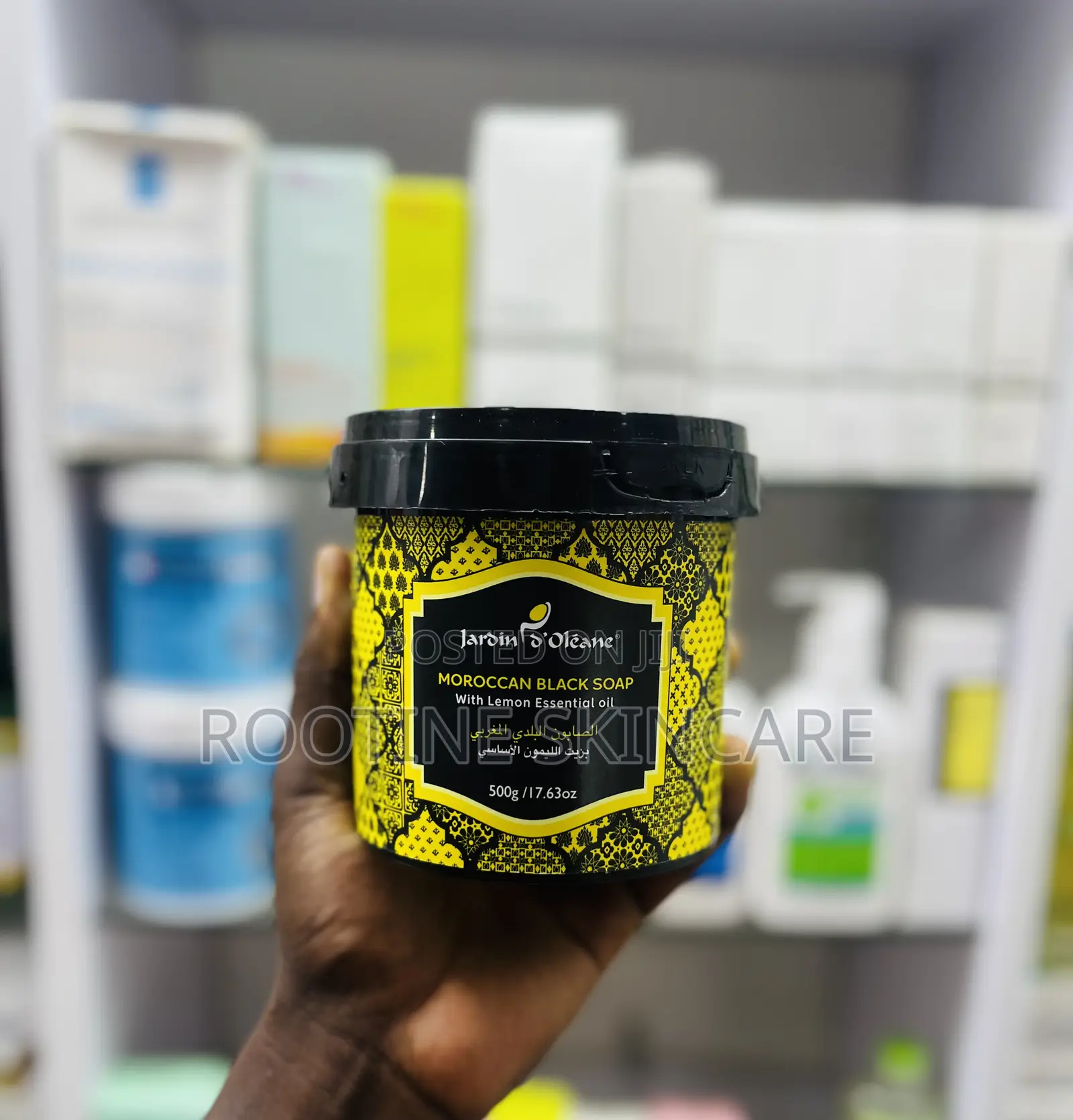 Jardin D Oleane Moroccan Black Beautifying Soap 500gms