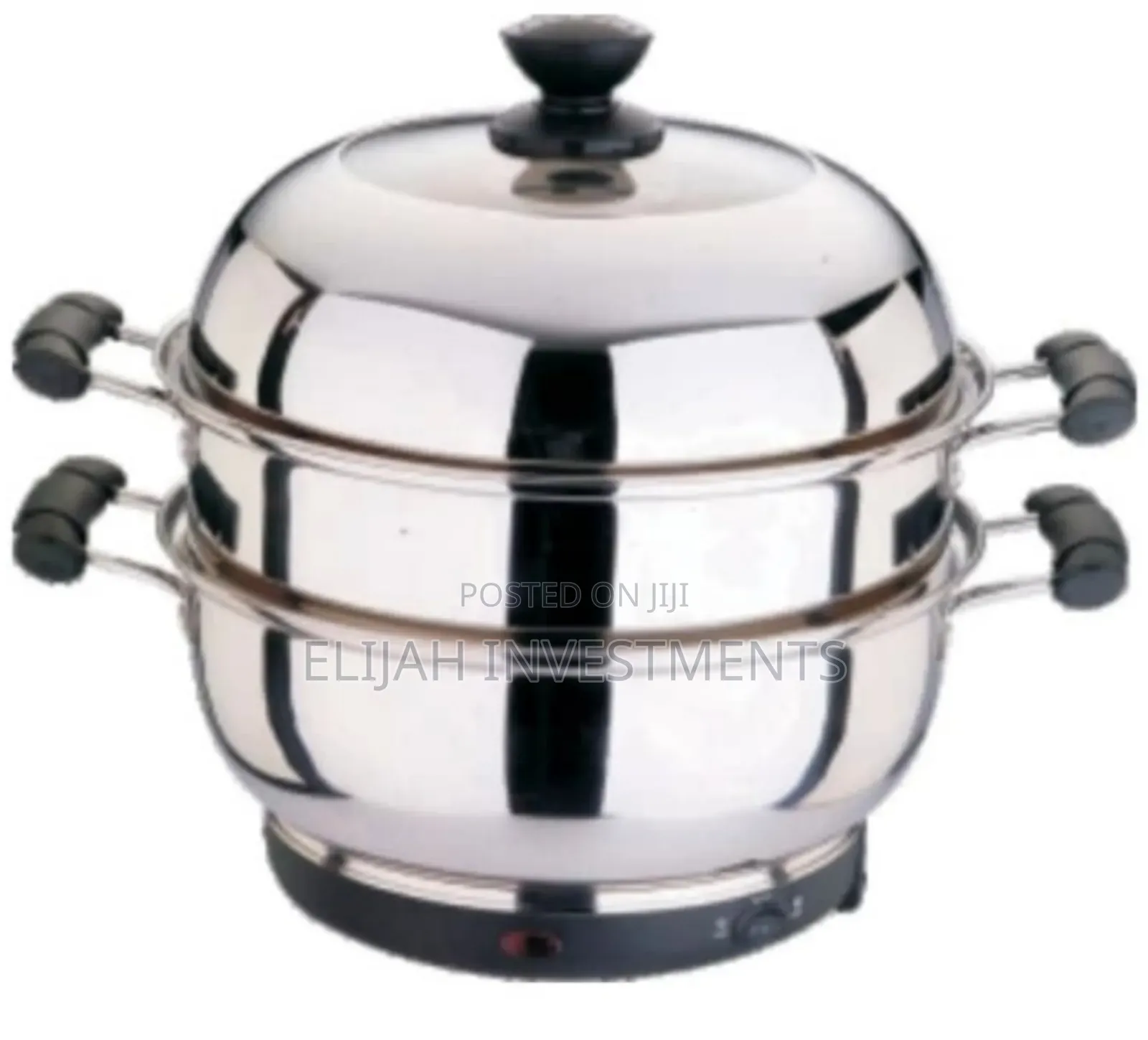 Genuine Stainless Steel 3 Layers Food Steamer