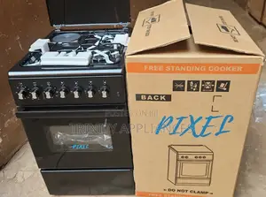 Pixel 50x60cm Cooker Electric Oven 3 Gas Burners 1 Hotplate