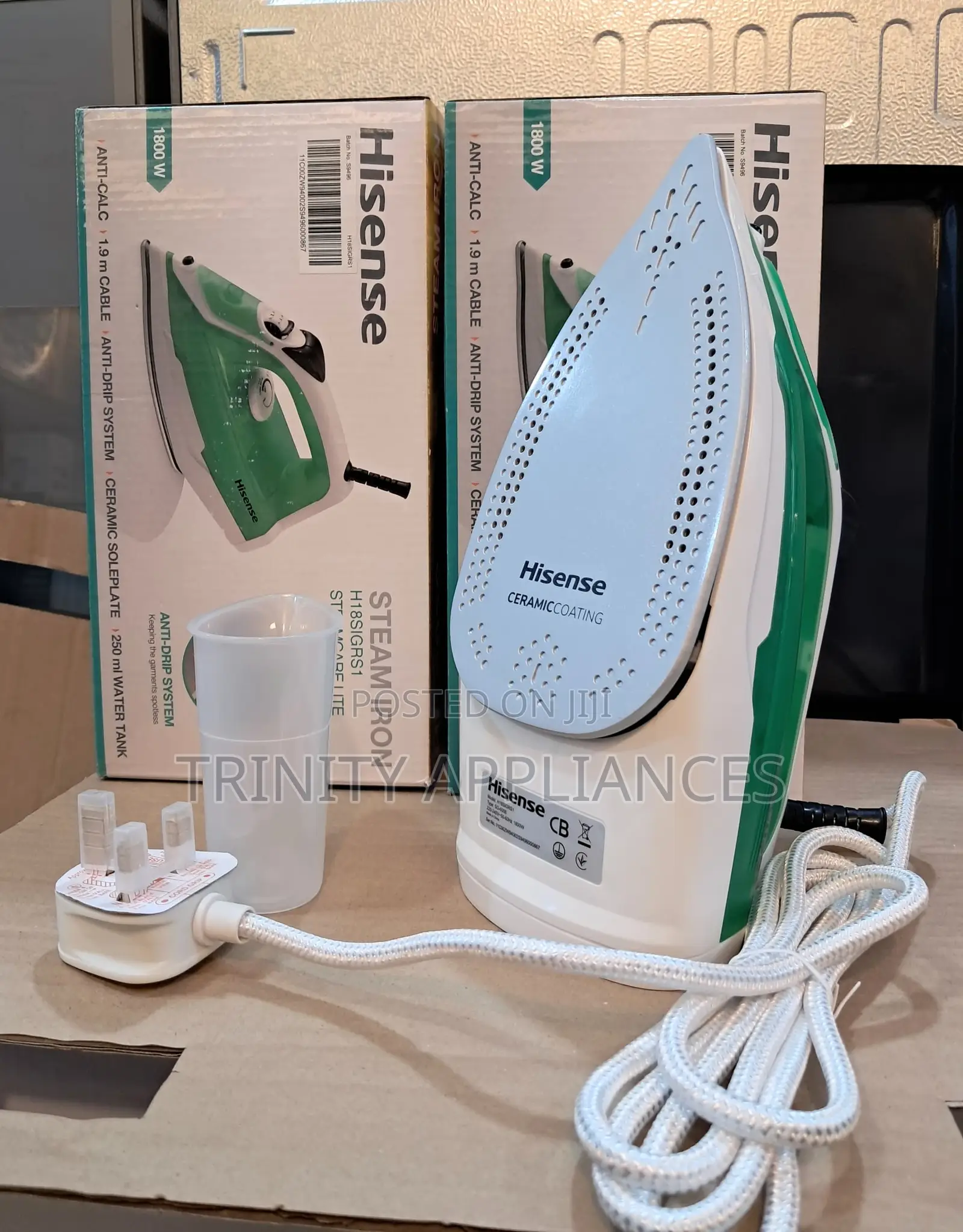 Hisense Steam Iron,1800w, 250 Ml, H18sigrs1 - Green