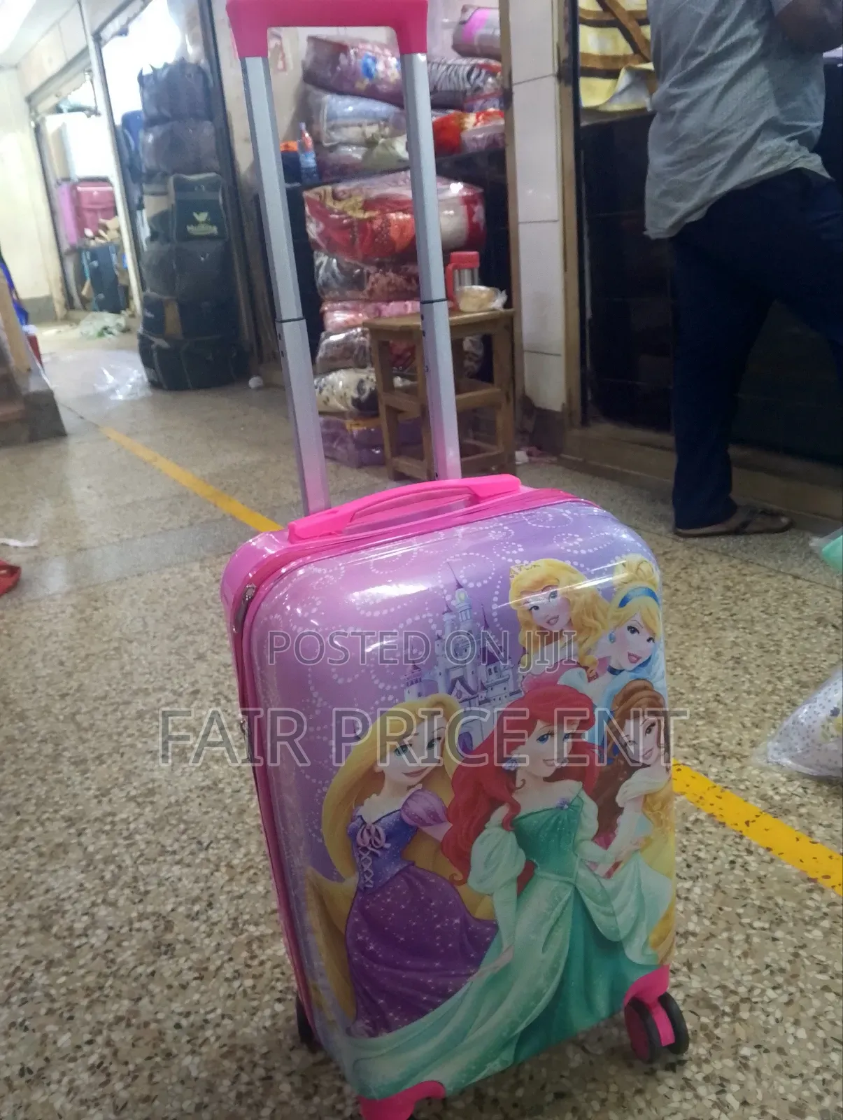 Planned Kids Charactered Sofia Trolley Bag .Large. ( Purple)