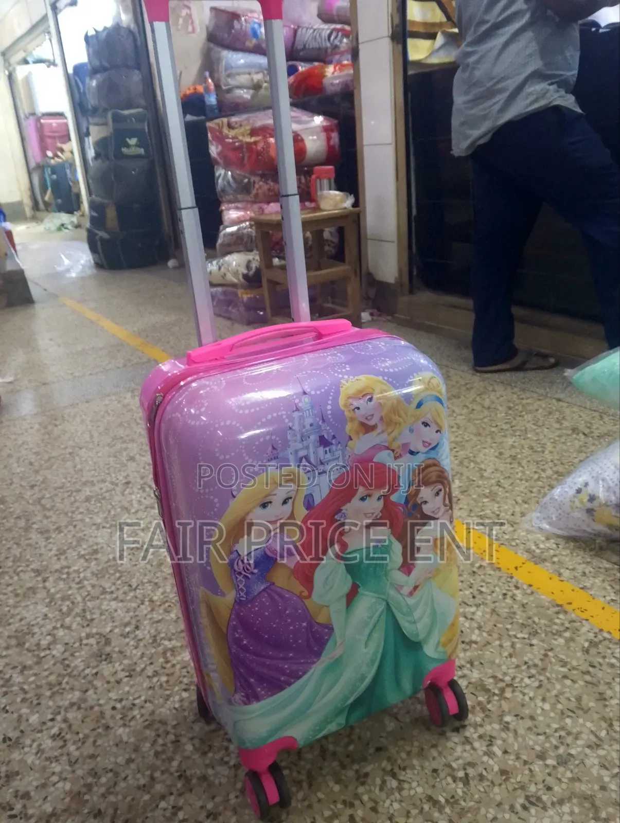 Planned Kids Charactered Sofia Trolley Bag .Large. ( Purple)