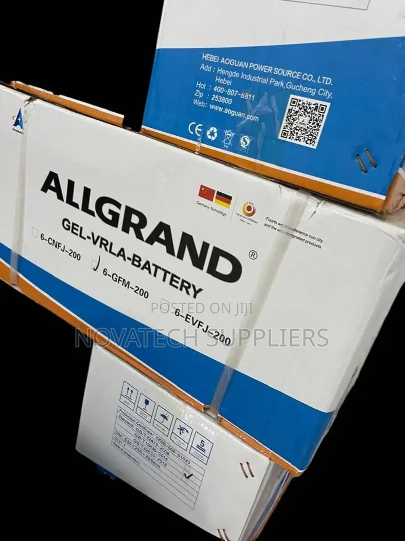 200ah Pure Gel Solar Batteries Glob