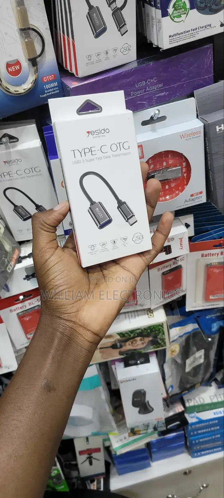USB 2.0 Super Fast Data Transmission/Yesido Type-C OTG