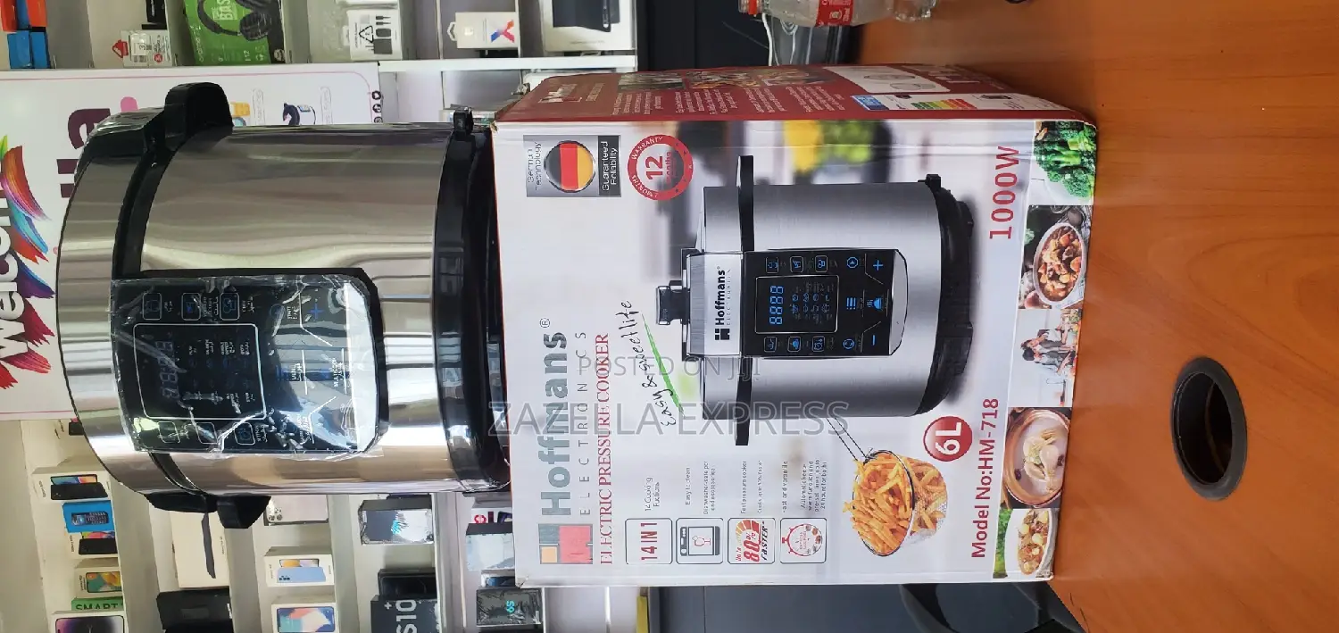 Hoffmans 14in1 Electric Pressure Cooker 6l,With Steamer and Fryer