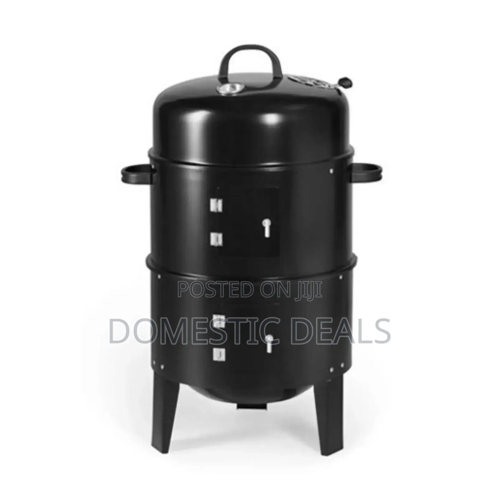 Round BBQ Grill Smoker