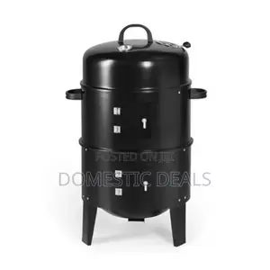 Round BBQ Grill Smoker