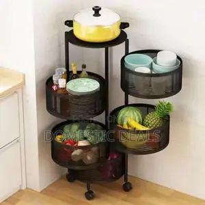 Kitchen Rotating Vegetable Rack