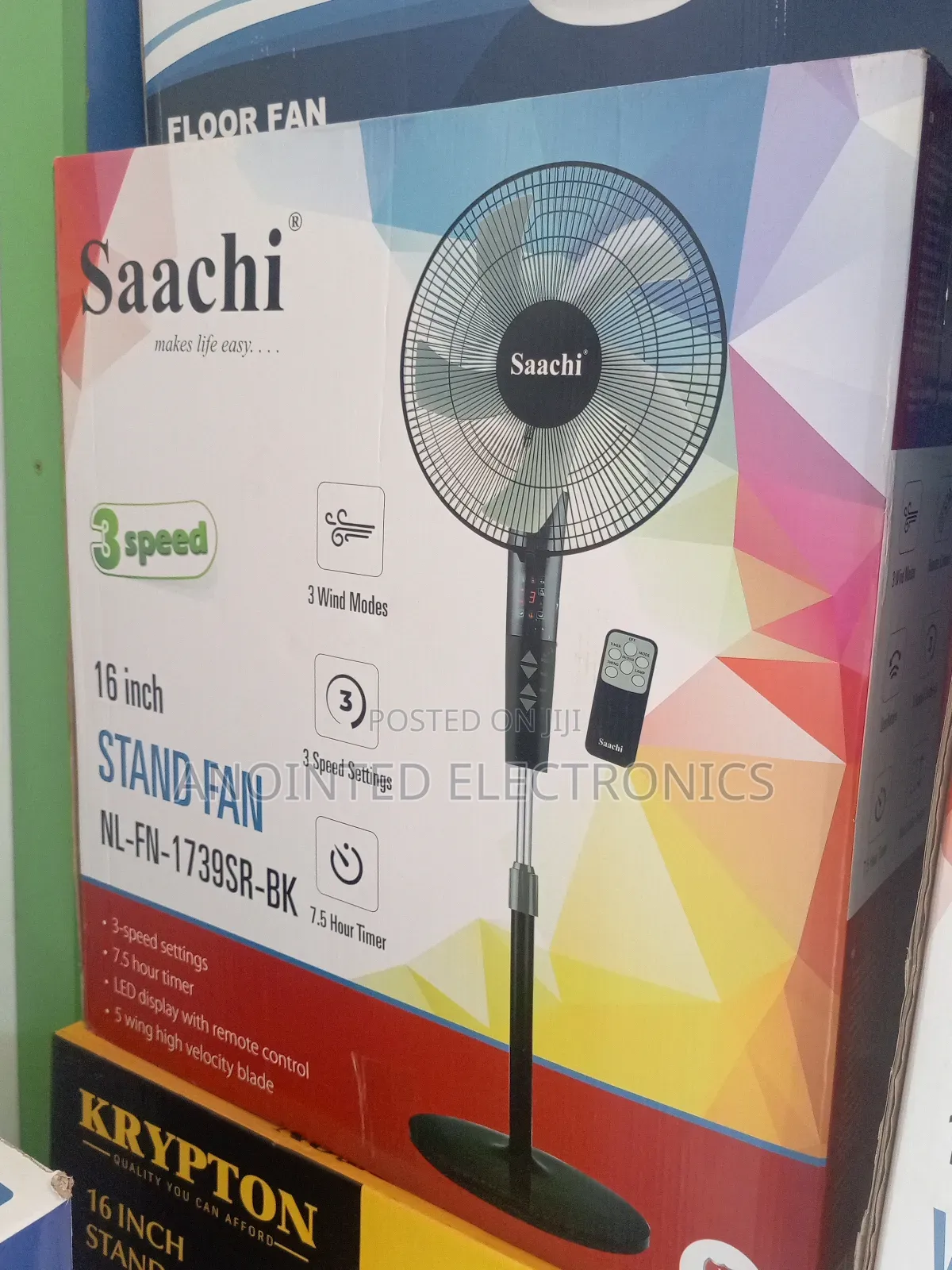 Sachi Standing Fans With a Remote